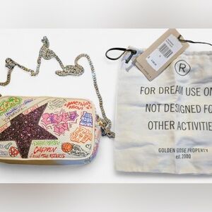 Golden Goose Multicolor Graffiti Crossbody Bag